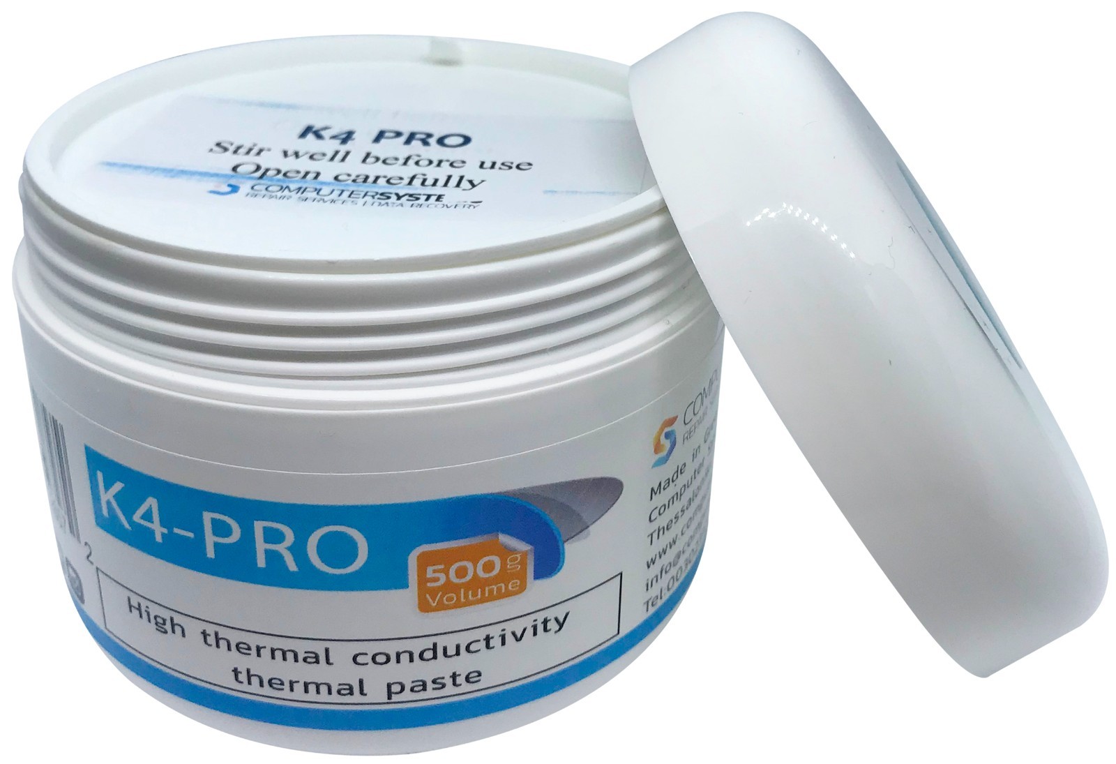 K4 PRO 500g jar  4.6 W/m·K*  low viscosity silicone thermal paste for long life