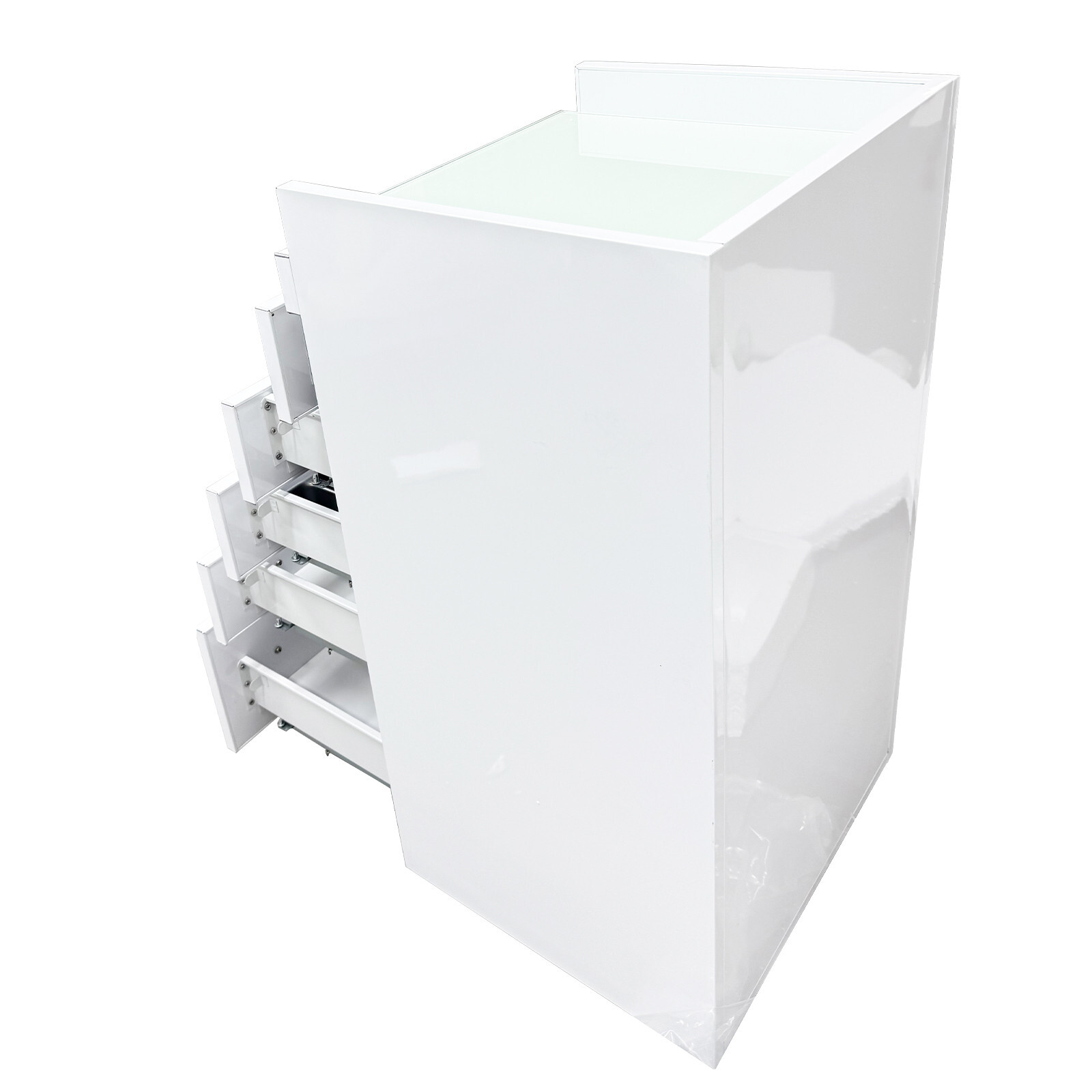 5 Drawer Dental Storage Cabinet 17.7x15.7x31.5IN Assistant's Mobile Cabinet