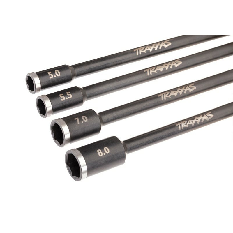 Traxxas Speed Bit Essentials 7Pc Hex & Nut Driver Set 1/4 Drive w/Handle & Pouch