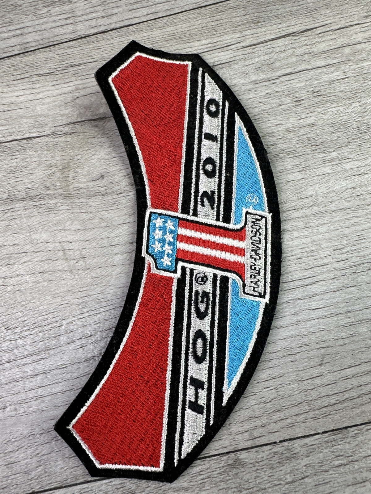 2010 Harley Davidson Motorcycles Patch HOG #1 Red White Blue - New