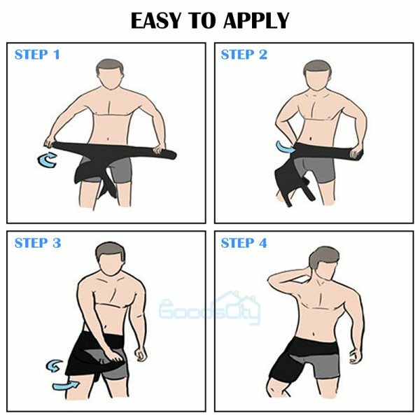 Hip Brace Compression Groin Support Wrap for Sciatica Pain Relief Thigh Recovery