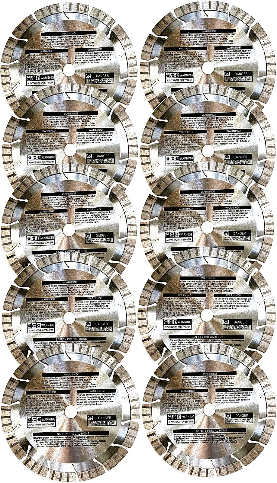 9'' Diamond Blade fits Battery Powered Stihl TSA 230 9-inch Cutquik (10pk)