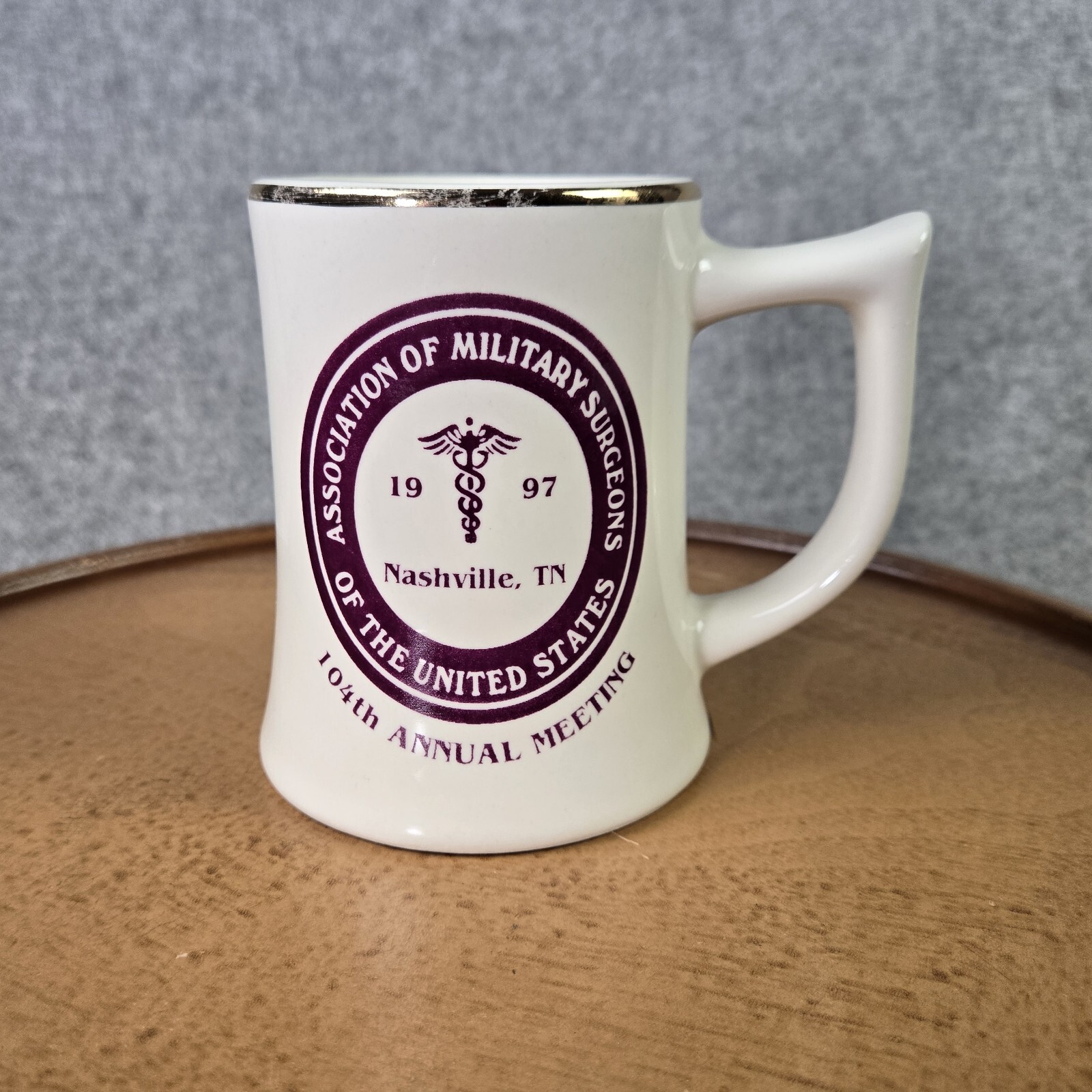 Association of Military Surgeons of U. S. Baxter 1997 Mug 104th Nashville, TN