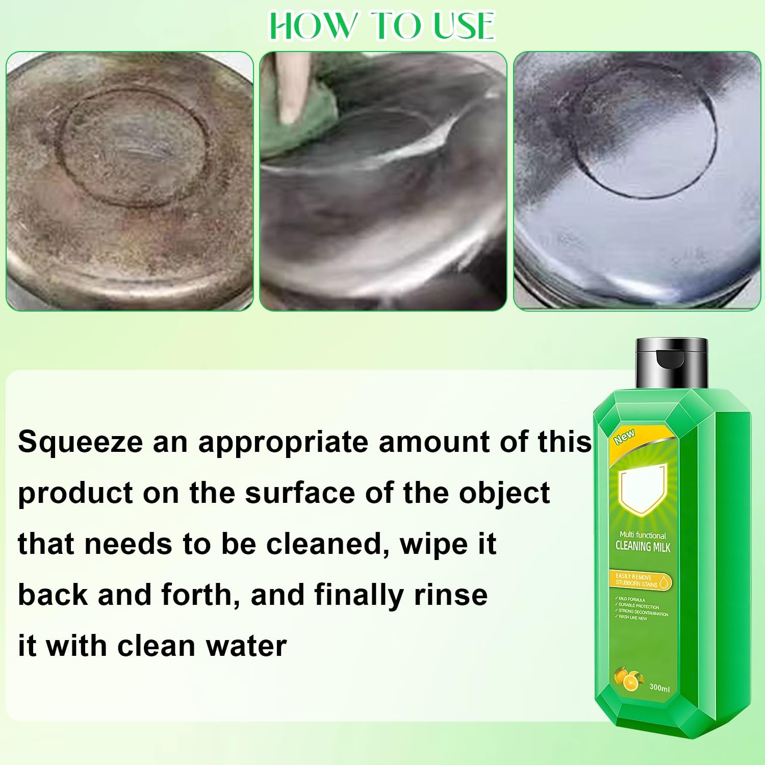 Cleaning Milk House Cleaner, Powerful Multifunctional Concentrated Cleansing ...