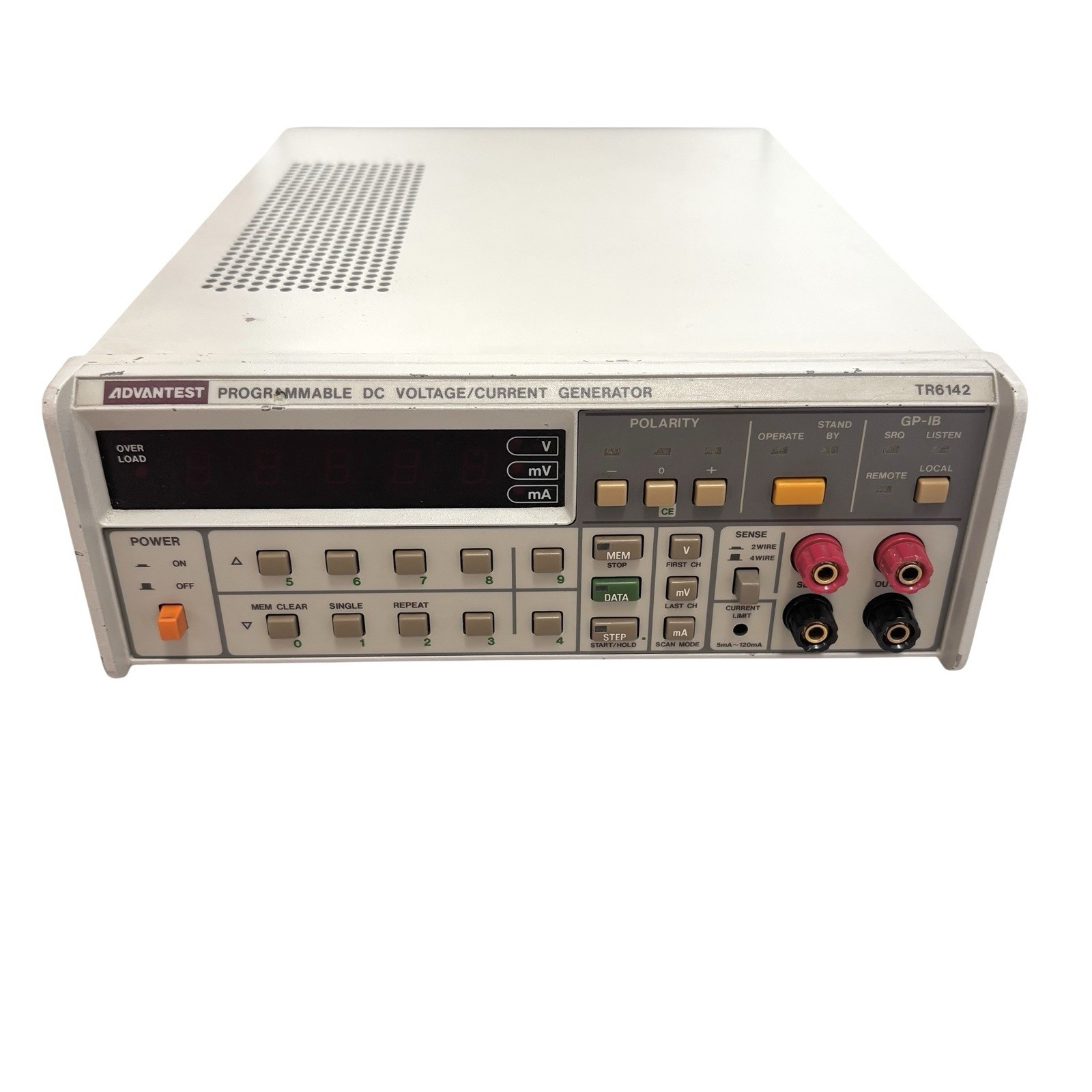ADVANTEST Takeda Riken TR6142 PROGRAMMABLE DC Voltage/Current Generator