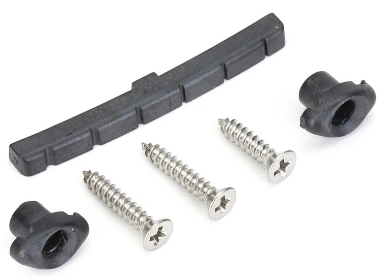 Graph Tech PT-5001-00 Black TUSQ XL Strat & Tele-Style Slotted Nut & Retainer