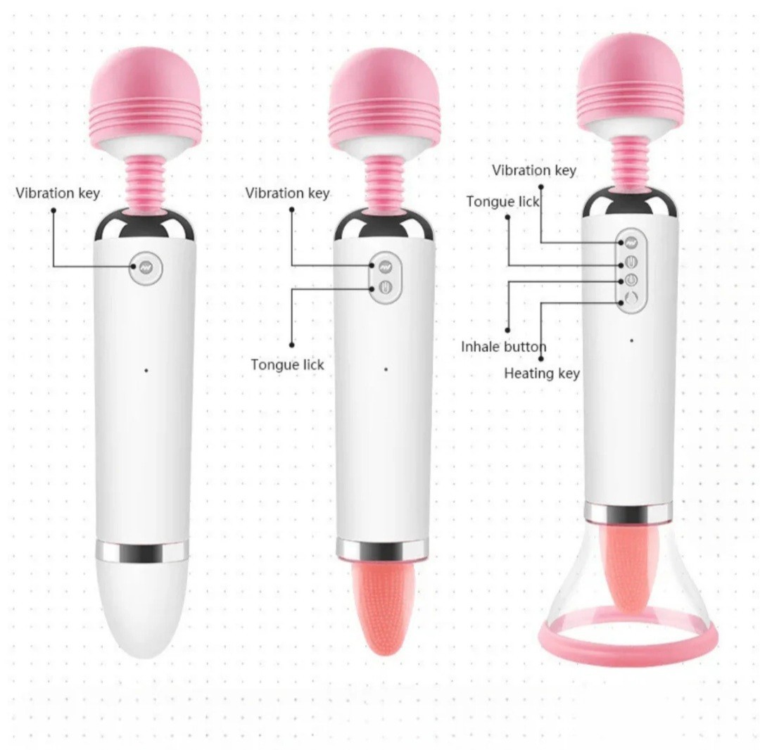 Powerful Multi-Speed Magic Vibrating Massager Wand Full Body USB Rechargeable