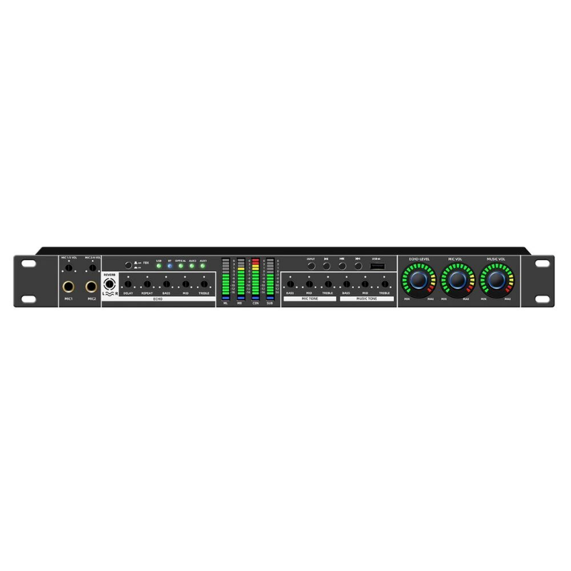 Professional Karaoke Processor Audio Processor Pre-Effects KTV Digital Audio NEW
