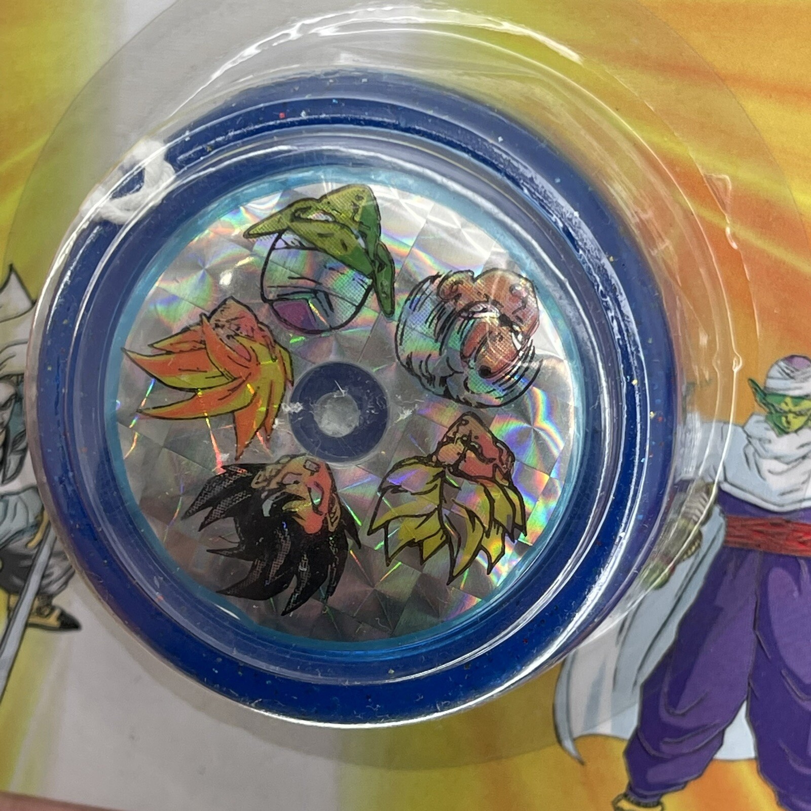 Vintage Dragon Ball Z yo yo Sealed Glow in Dark Blue New