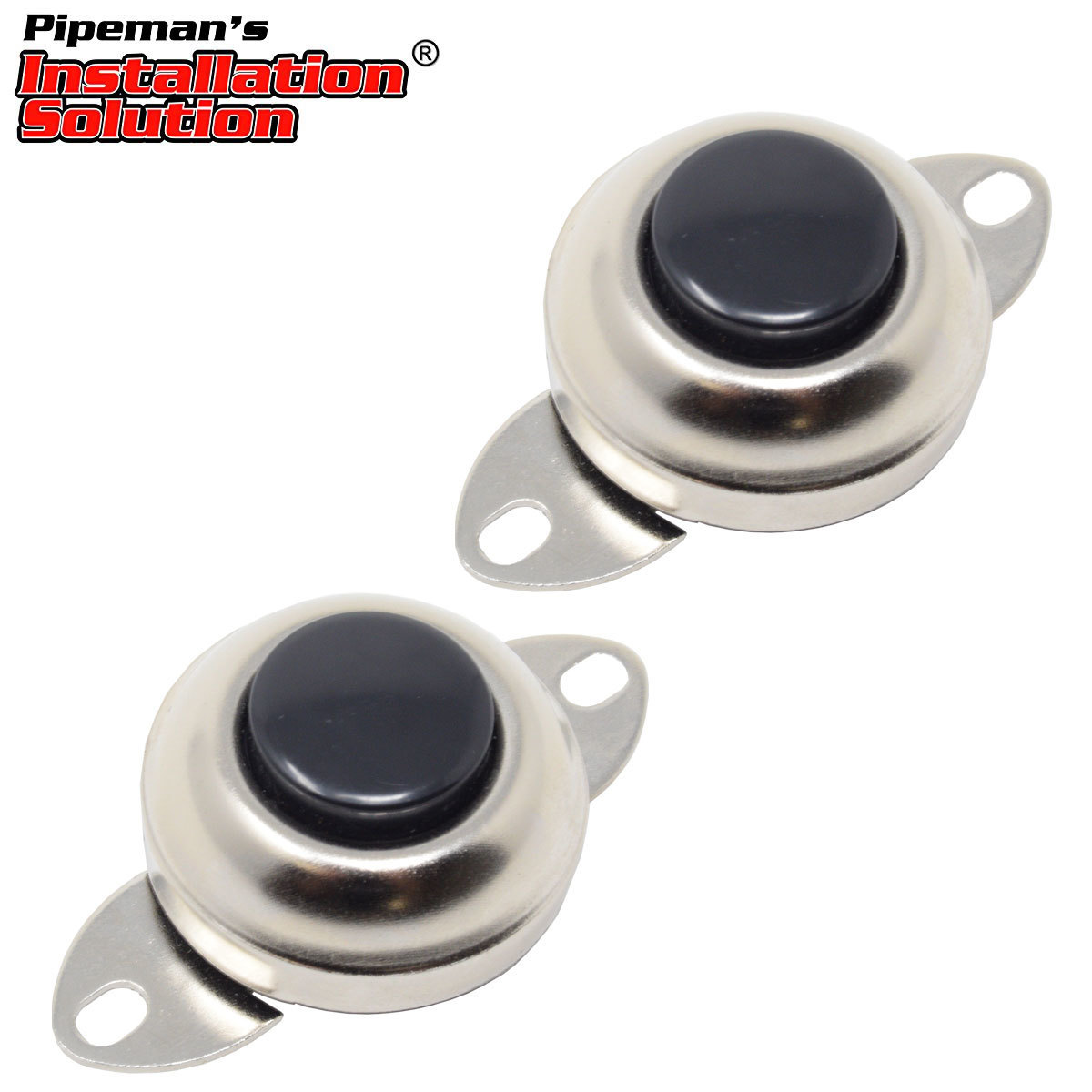 2-Pack Universal Air Train Horn Lights Pushbutton Switch 12 Volt Flush Mount