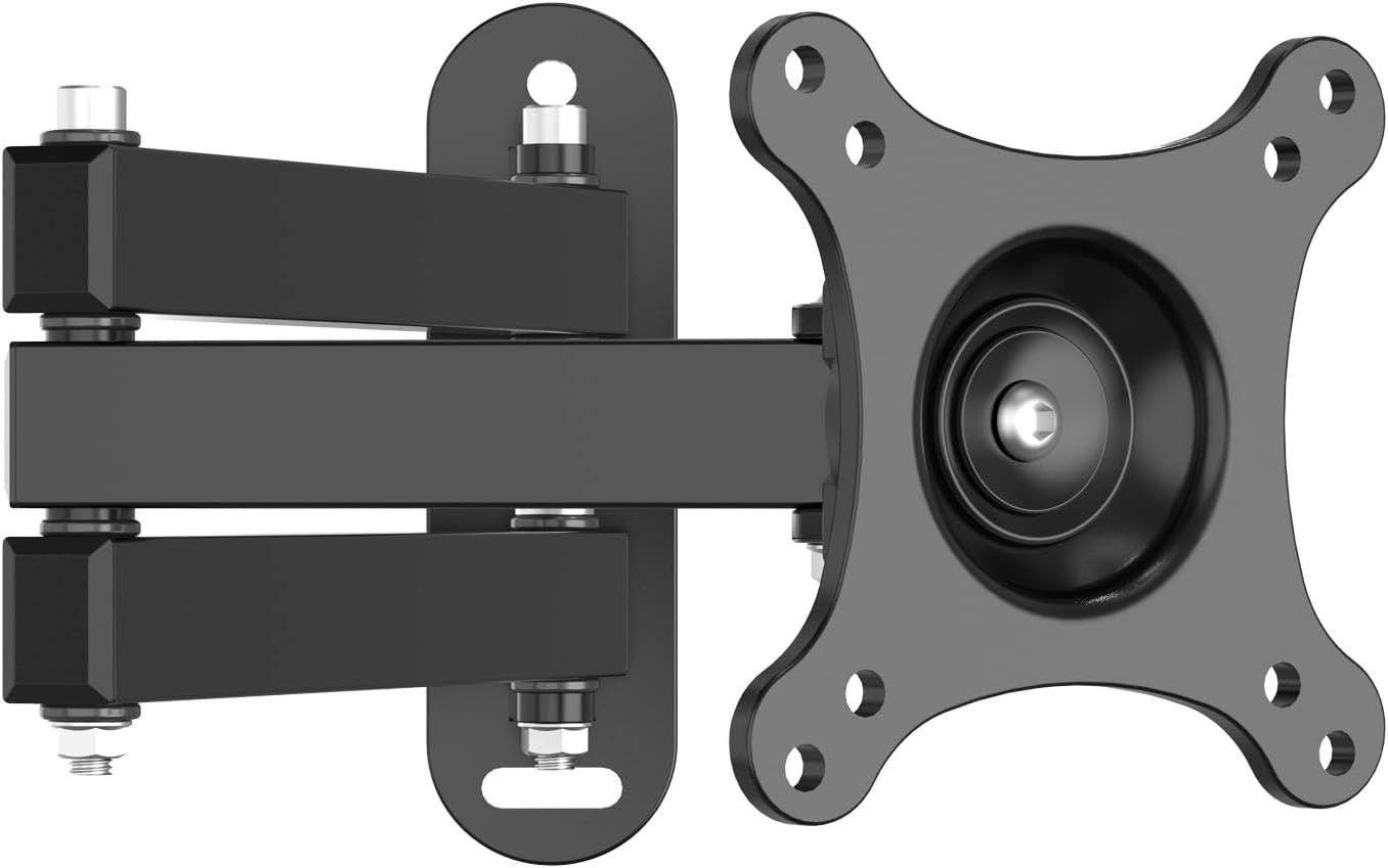 Versatile TV Wall Mount for 14-24 Inch TVs - Secure 360° Rotation & Stability