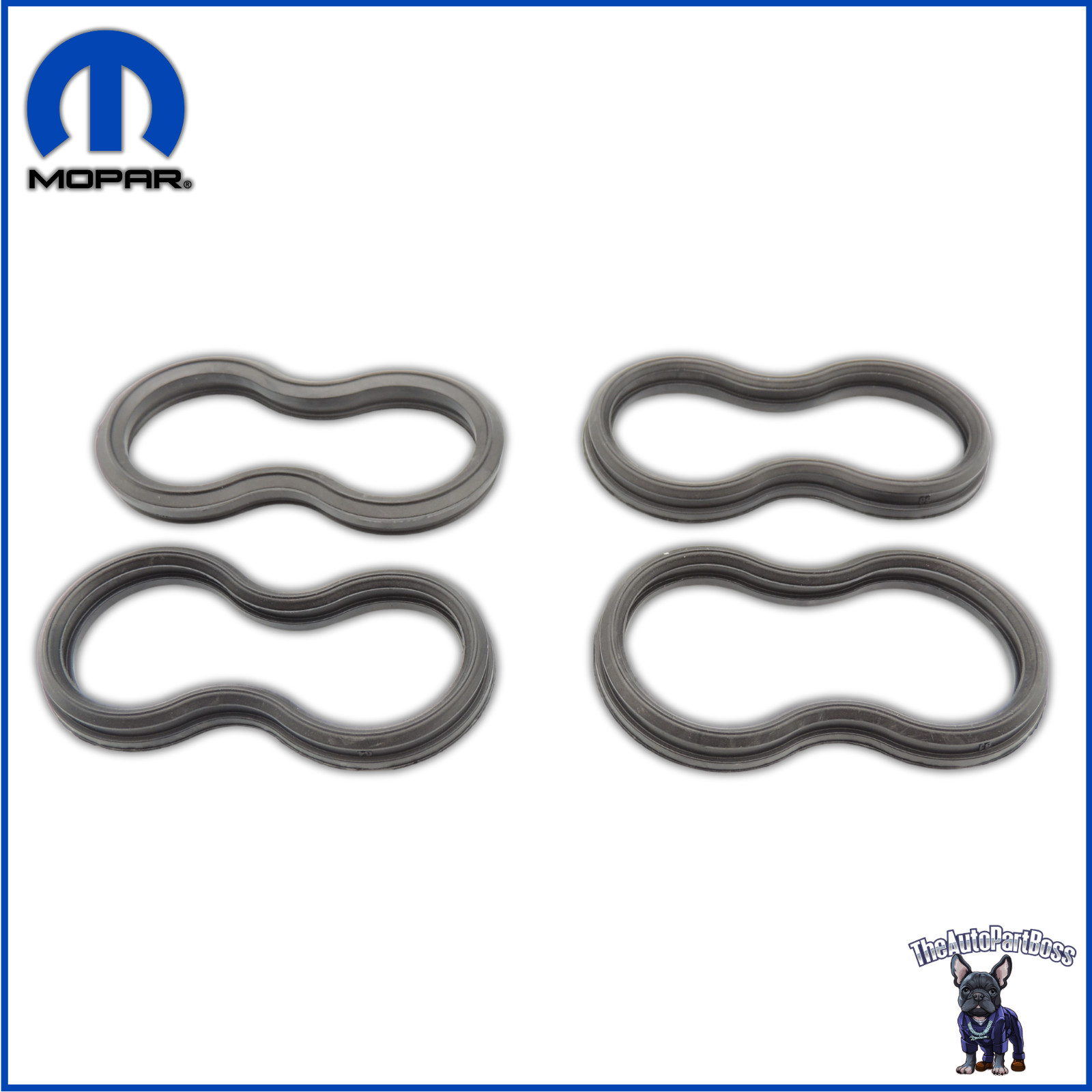 4X Spark Plug Well Gasket OEM Mopar 53021569AD