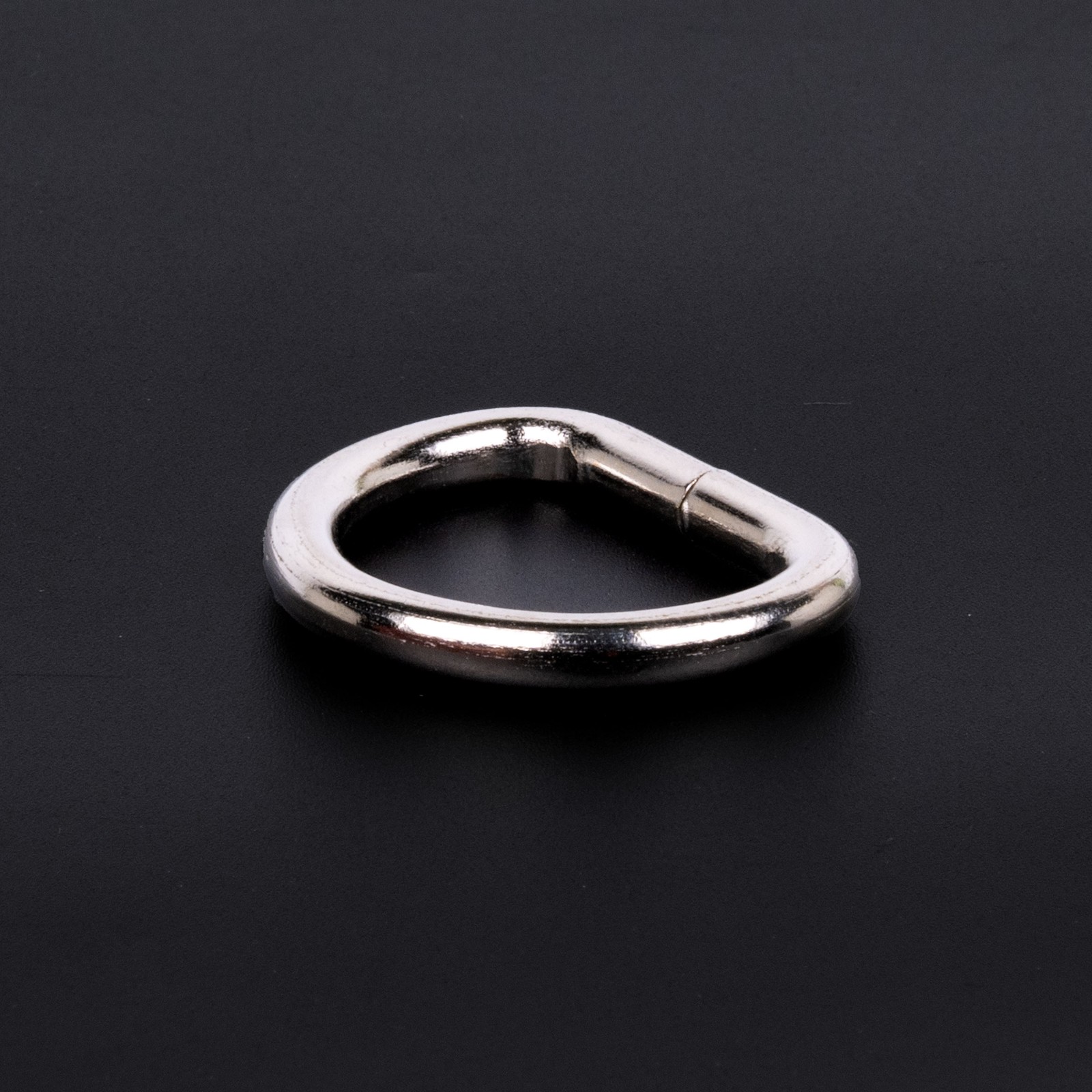 Country Brook Design® 1 Inch Nickel Plated Welded D-Rings, 50 Pack