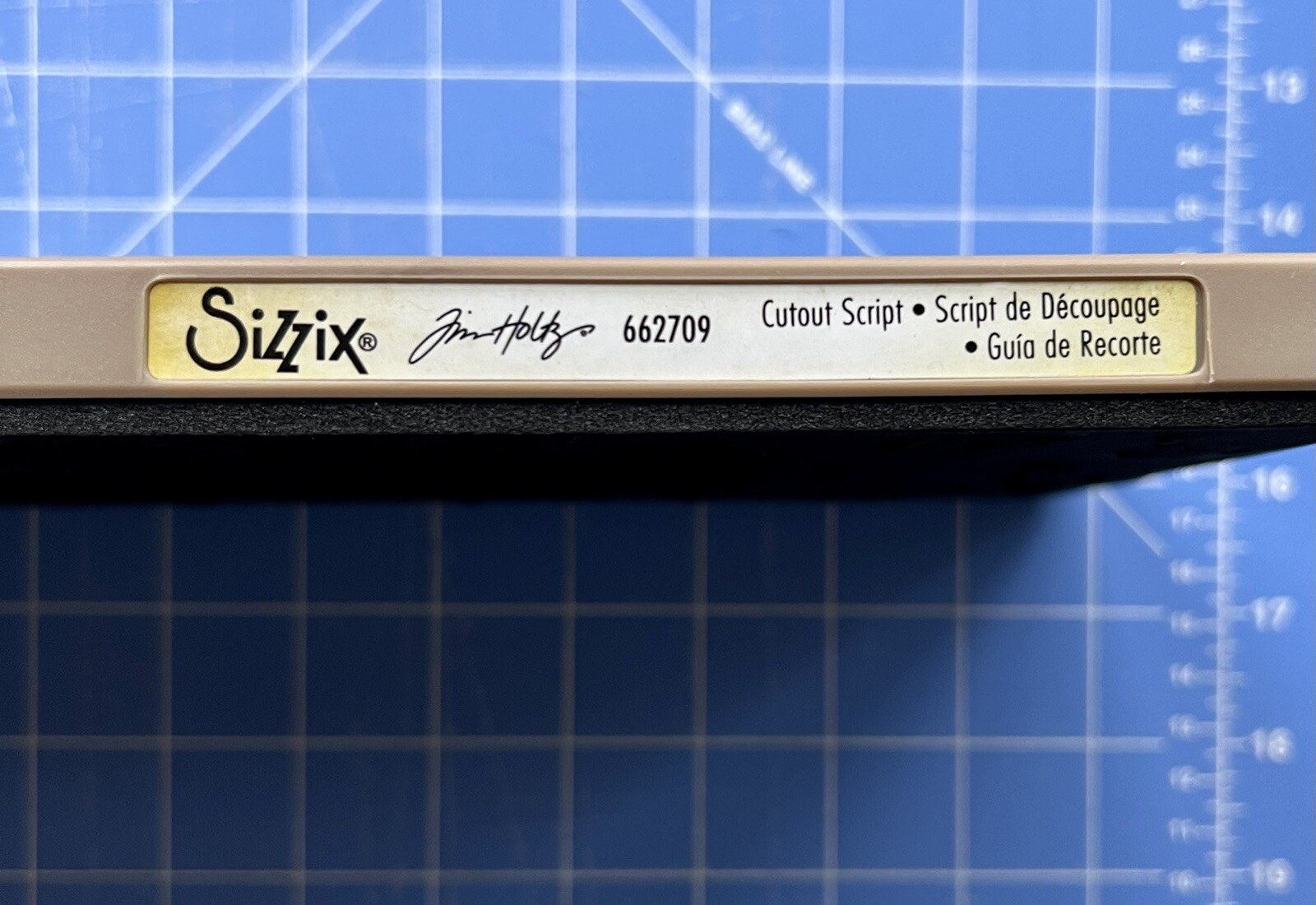 Sizzix Tim Holtz Cutout Script Alpha Bigz Die XL Rare Retired NEW Vintage