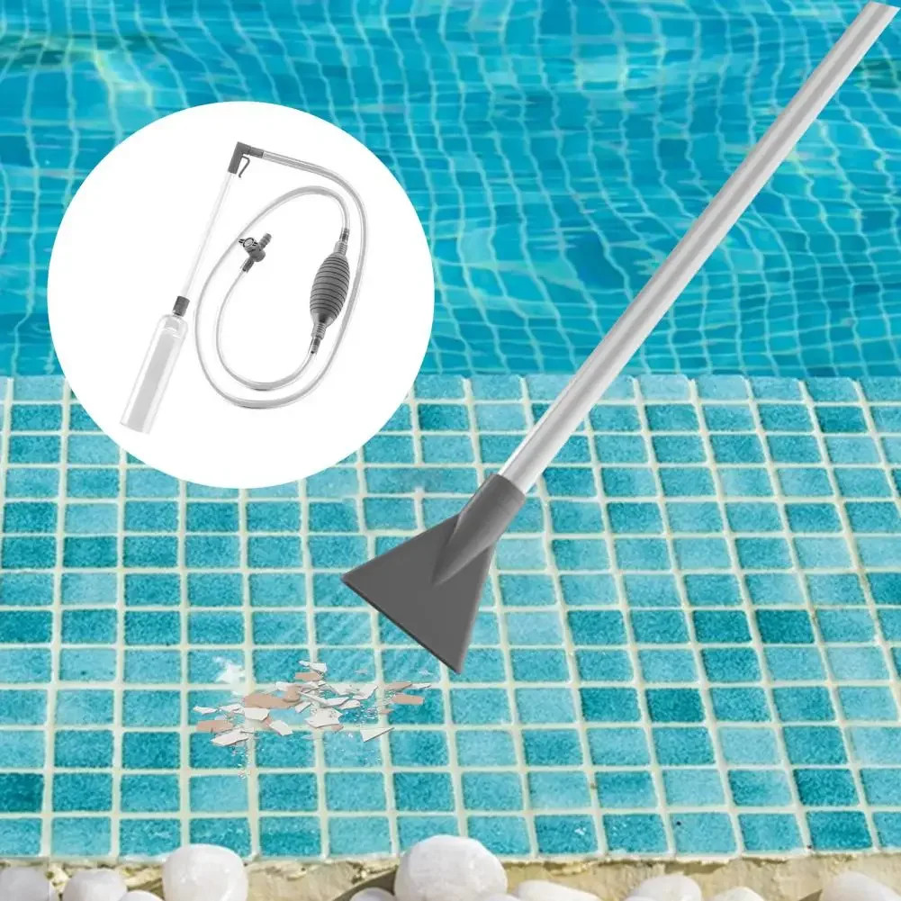 Handheld Swimming Pool Vacuum Cleaner, Fish Tank Cleaning Tool,Manual Clearner