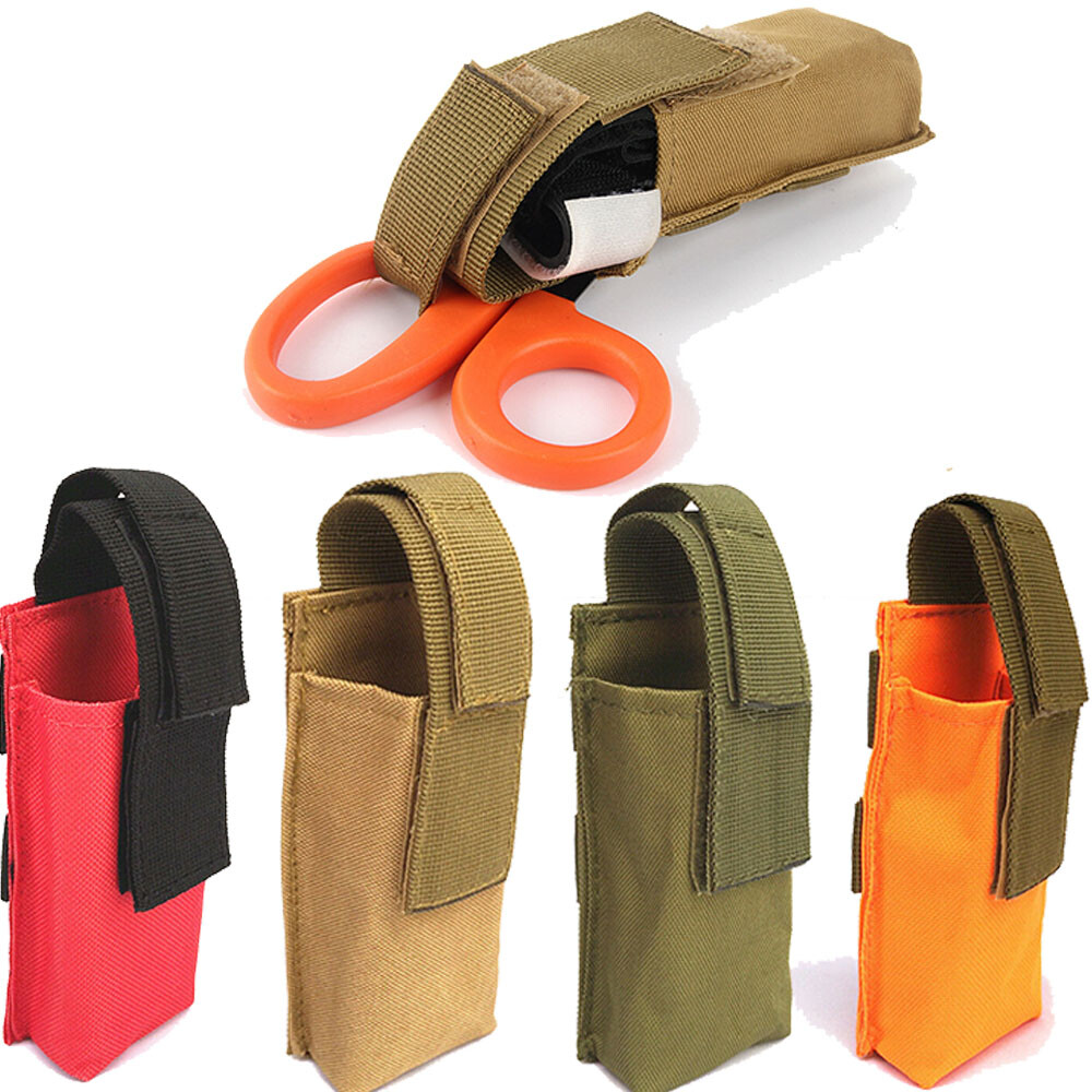 Tactical Molle Army Waist Bag Medical Shears Pack Scissors Bag Waterproof Bag US