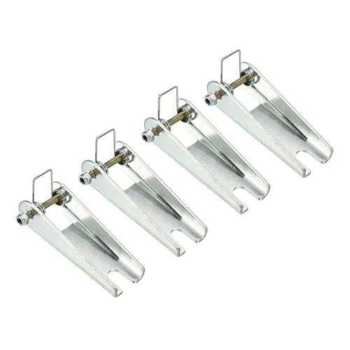 3 Inch Hook Safety Latch Kit, 4 Pack Metal Towing Hitch Replacement for
