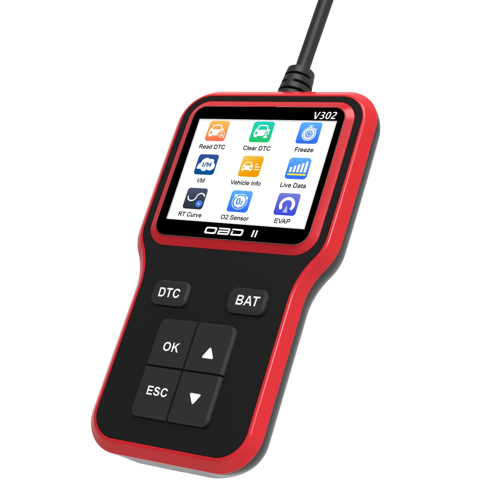 OBD2 Scanner Car Code Reader Diagnostic Tool EOBD Check Engine Light Live Data