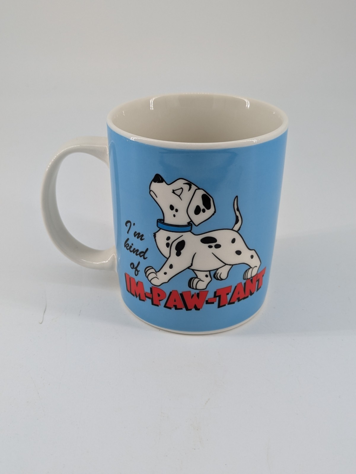 Disney 101 Dalmatians Paladone Mug Cup Dog Puppy Mug 'I'm kind of IM-PAW-TANT'