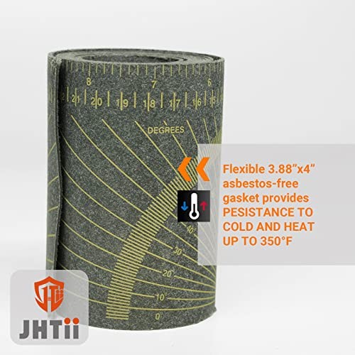 Pipe Wrap Around, Black Pipe Measuring Tool, Flex Angle Measuring and Marking