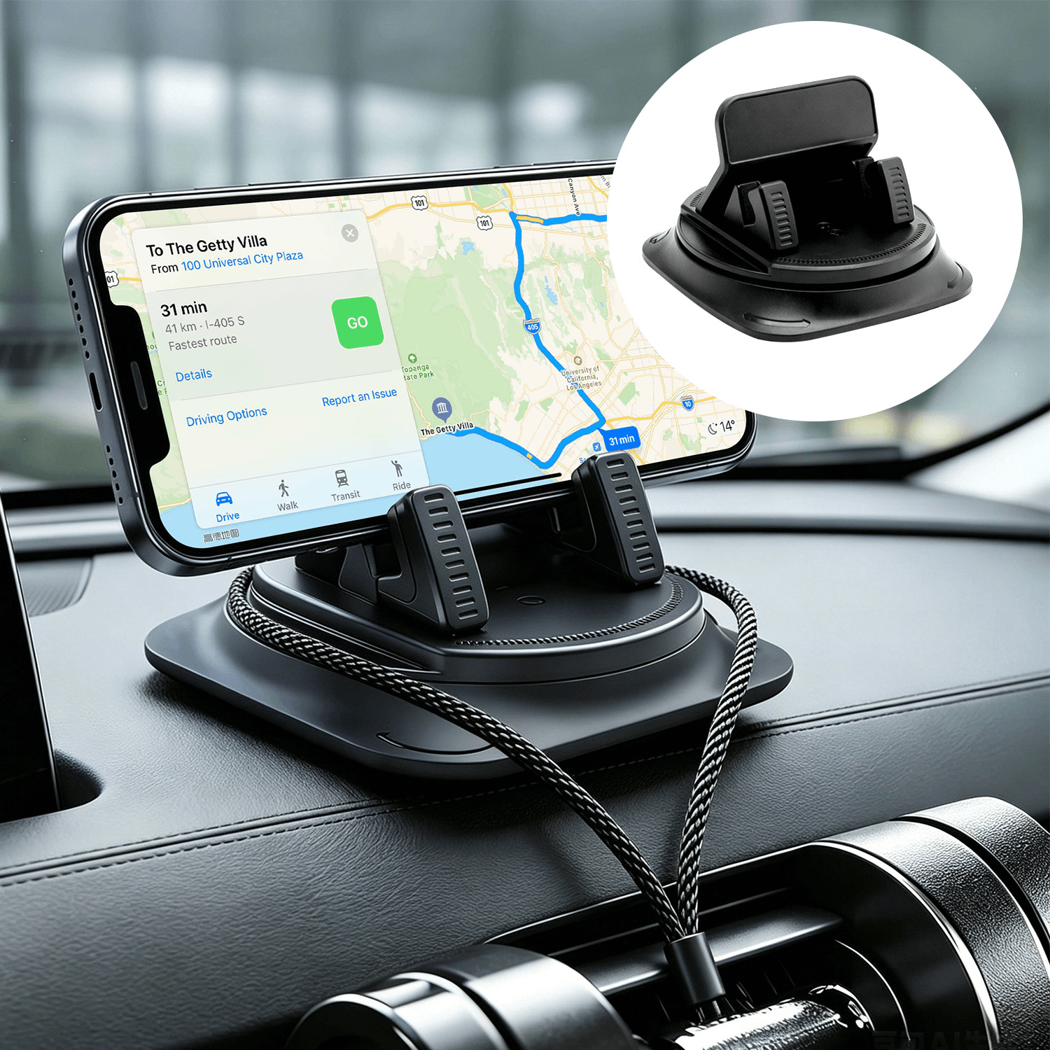 Car Dashboard Dash Mount Mobile Phone Holder,Strong Adsorptive for Safe driving