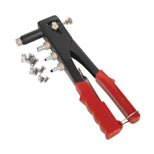 Sealey Threaded Nut Riveter/Rivet Gun Rivnut Insert Tool + 40 Rivets M3-M6 AK393