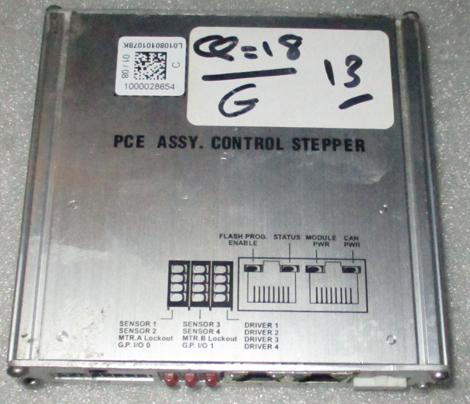 SIEMENS 1000029670 PCE ASSEMBLY CONTROL STEPPER MOTOR MODULE