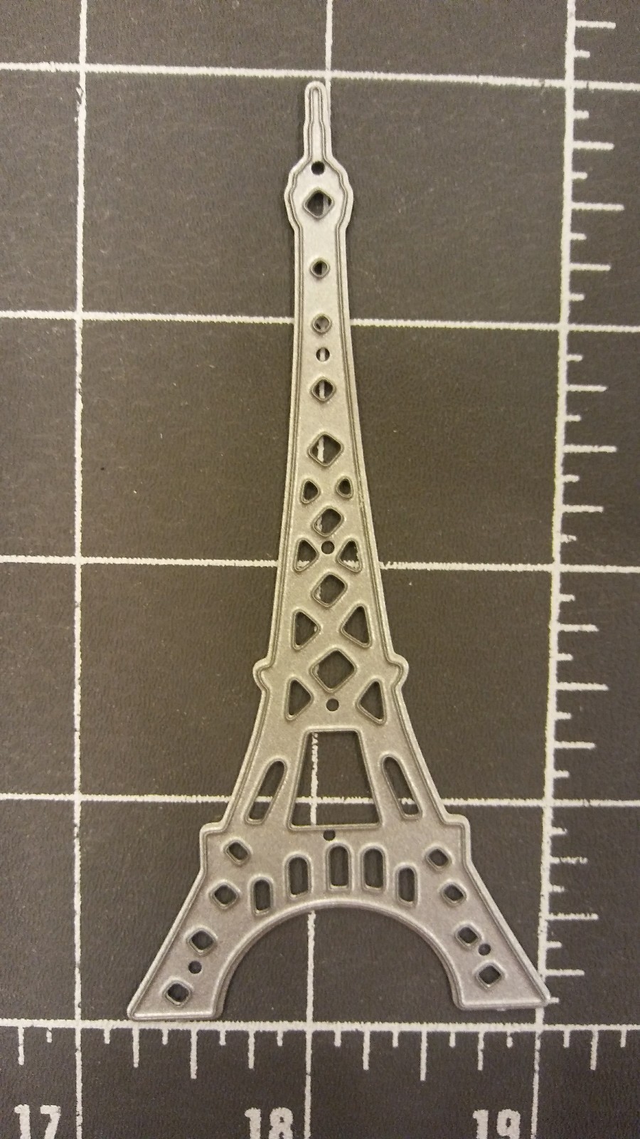 Universal Die Cut Tool Thin Metal Emboss Eiffel Tower Paris France travel love