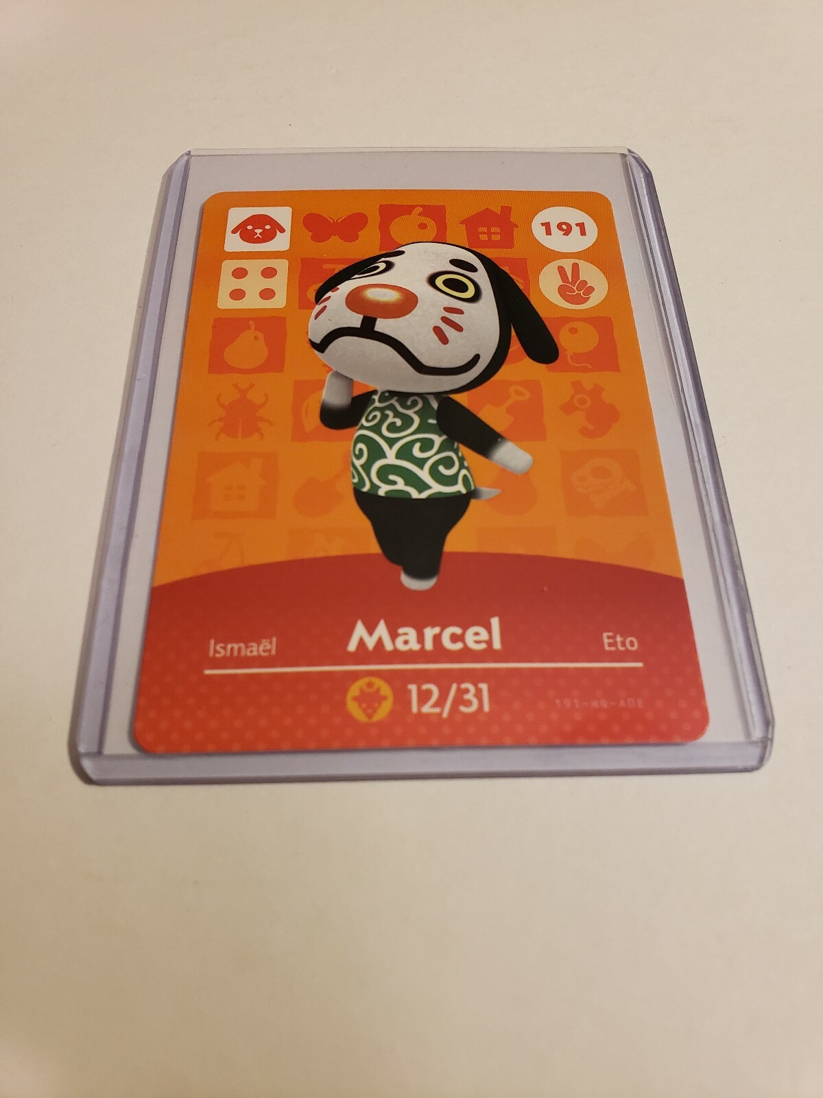 !SUPER SALE! Marcel # 191 Animal Crossing Amiibo Card Horizons Series 2 MINT!