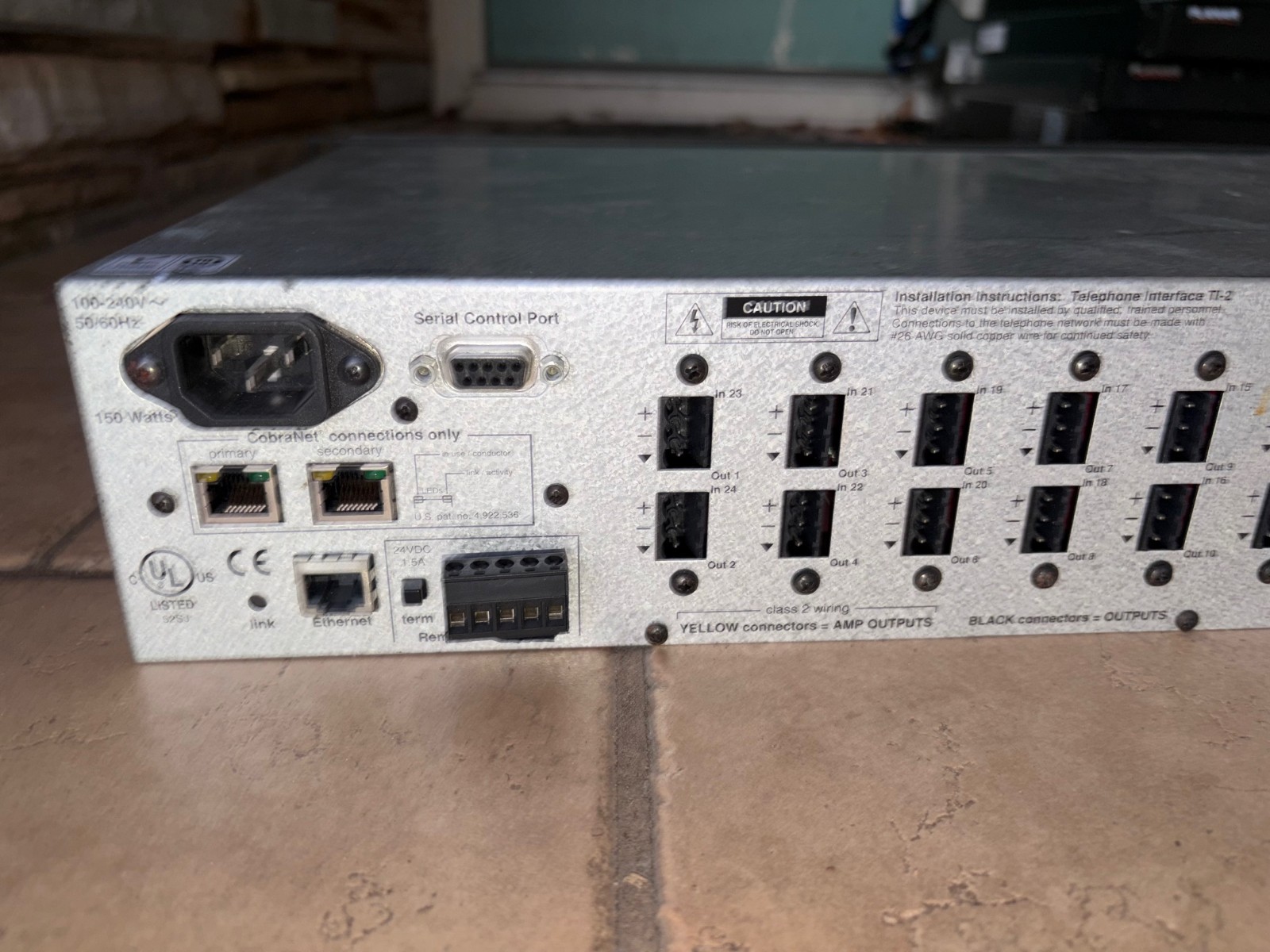 BIAMP SYSTEM AUDIA FLEX DIGITAL AUDIO PROCESSOR Ti-2