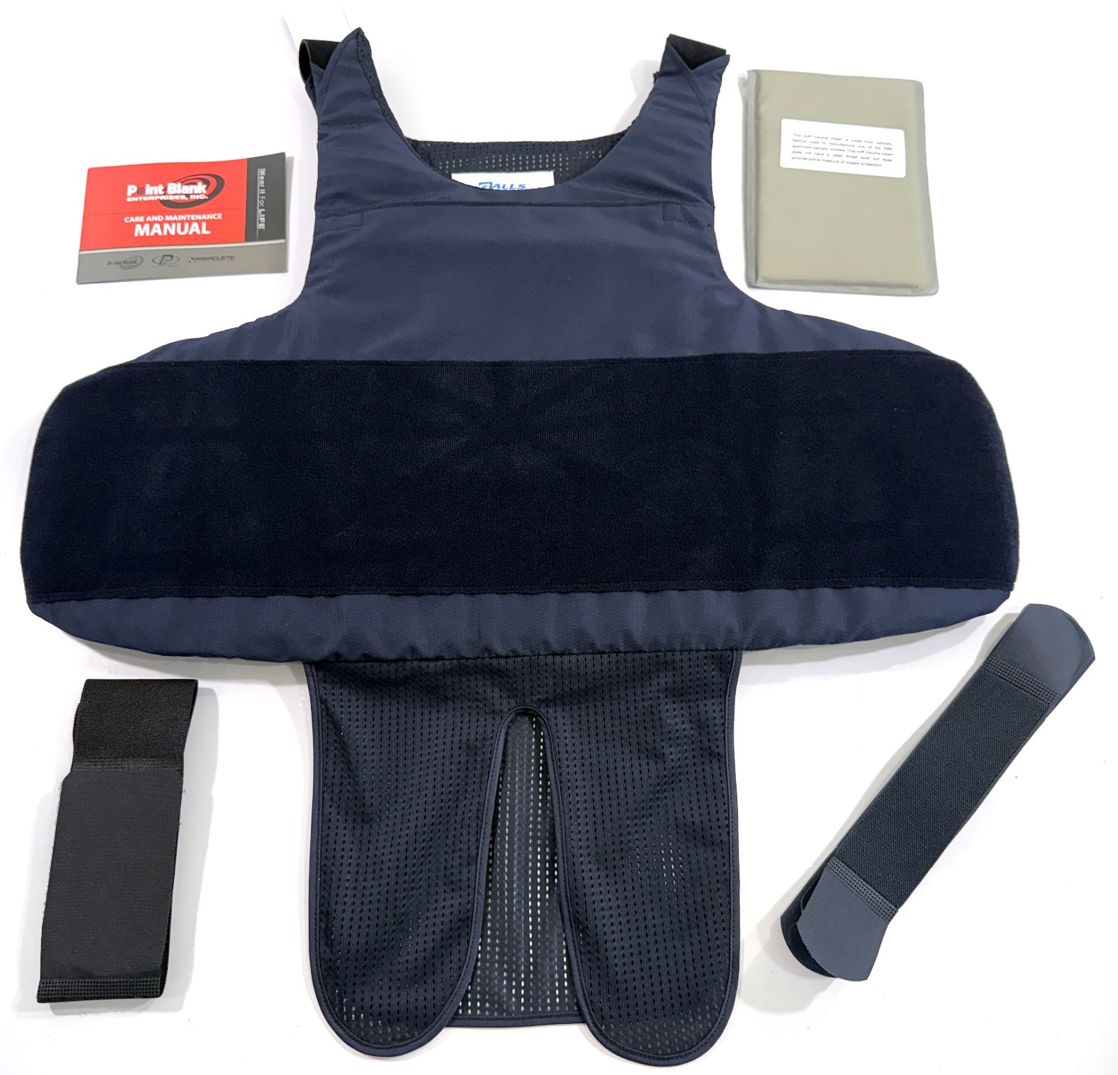 4XL GALLS by PB BODY ARMOR LEVEL IIIA BALLISTIC BULLET PROOF VEST NAVY 60+  2025