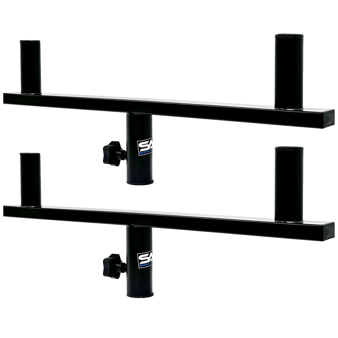 Pair of Dual Speaker Mount Bars for PA/DJ Speaker Cabinets Live Sound
