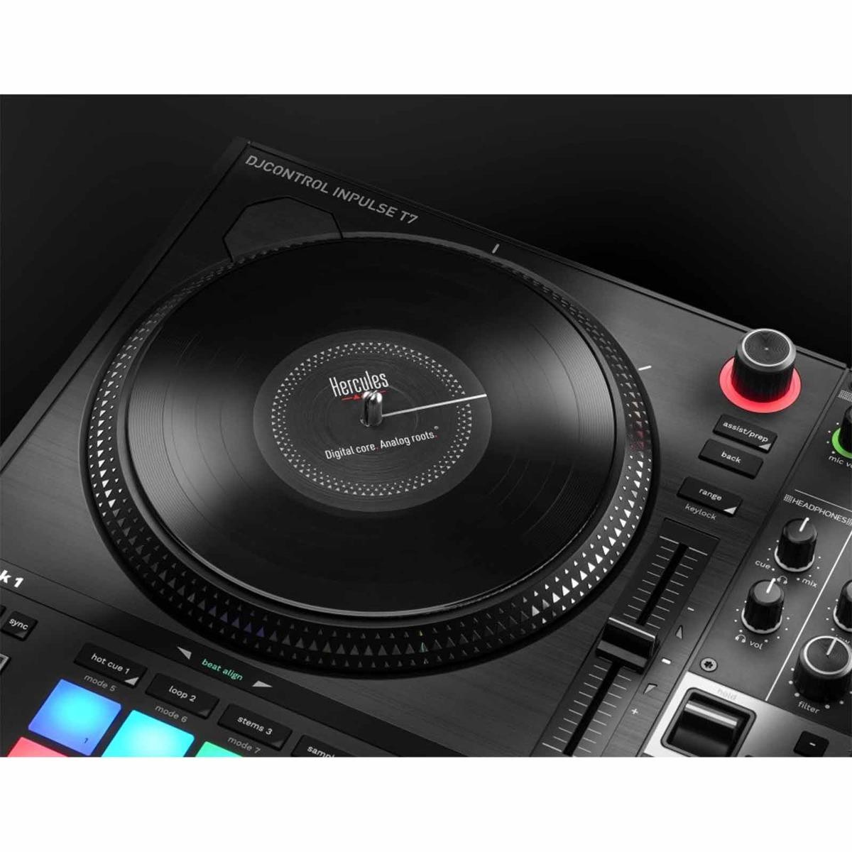 Hercules DJCONTROL INPULSE T7 2 Channel Motorized Platters DJ Controller