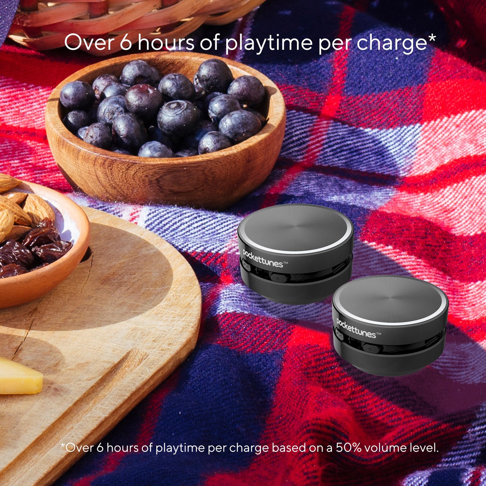 Bone‑Conduction Bluetooth Speakers – 2‑Pack Mini Wireless Speakers, Surface‑A...