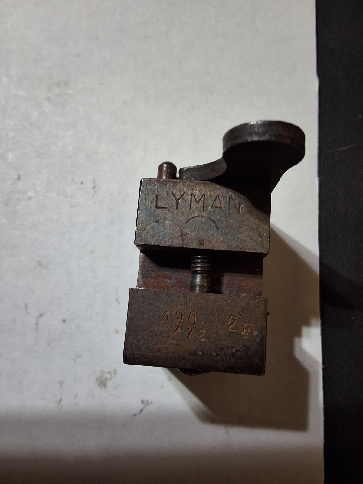 Lyman 490 472 Single Cavity Bullet Mould Mold