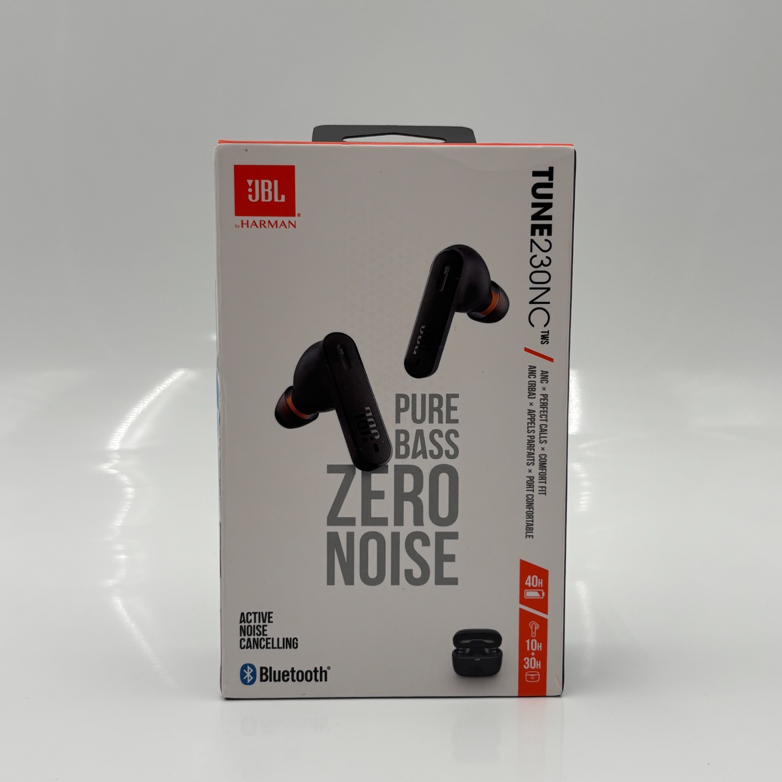 JBL Harman Tune 230NC TWS Noise Cancelling Earbuds Black New Sealed Ships Free
