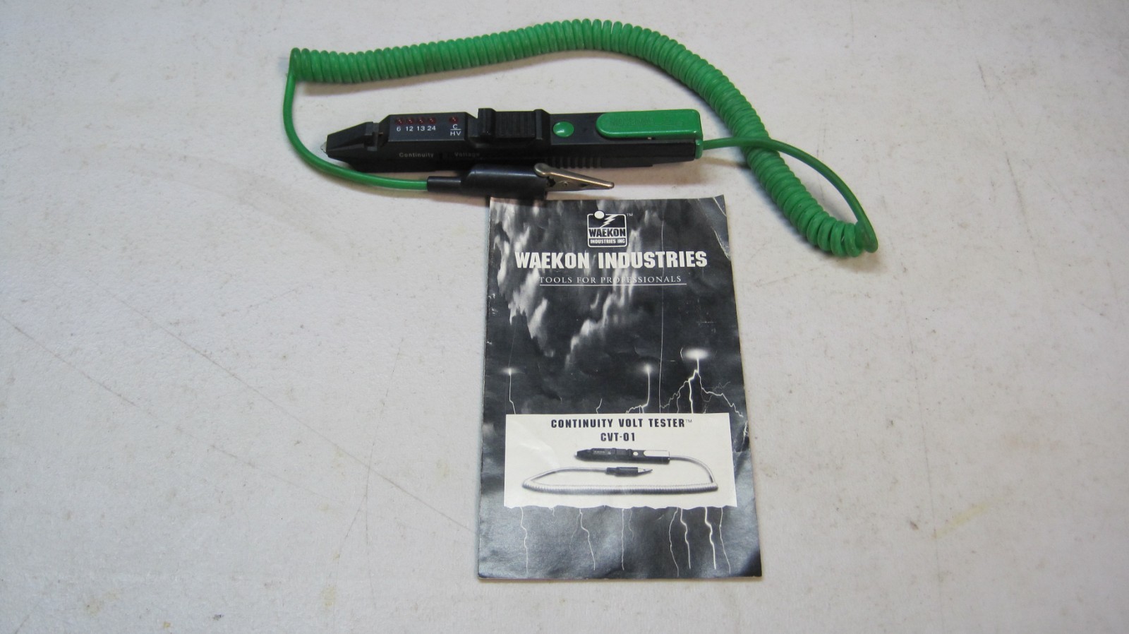 WAEKON INDUSTRIES CONTINUITY VOLT TESTER # CVT-01