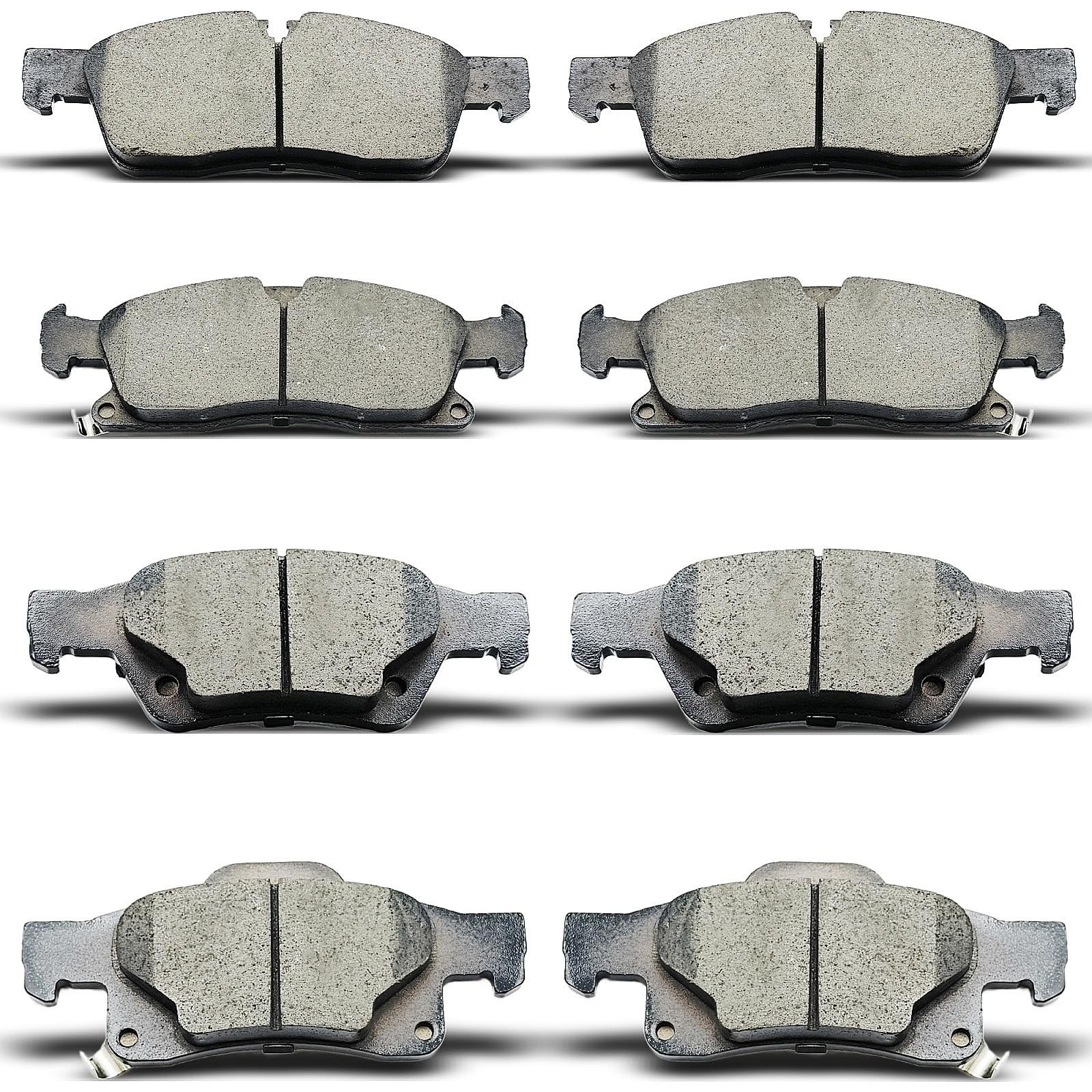 Front Rear Ceramic Brake Pads Fit For Dodge For Durango 2011-2020,For Jeep Gr...