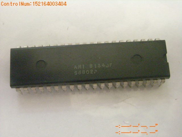 S6802P - AMI Semi - RISC MICROPROCESSOR, 8-BIT, 1MHZ, MOS, PDIP40