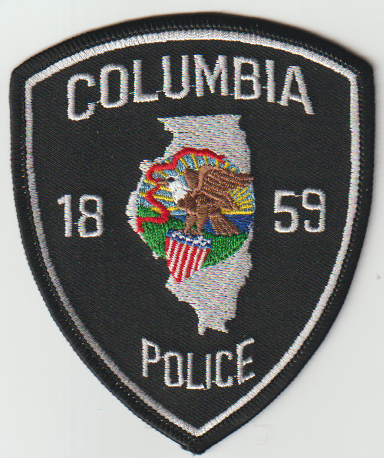 Columbia ILLINOIS non shield shape patch from Australia