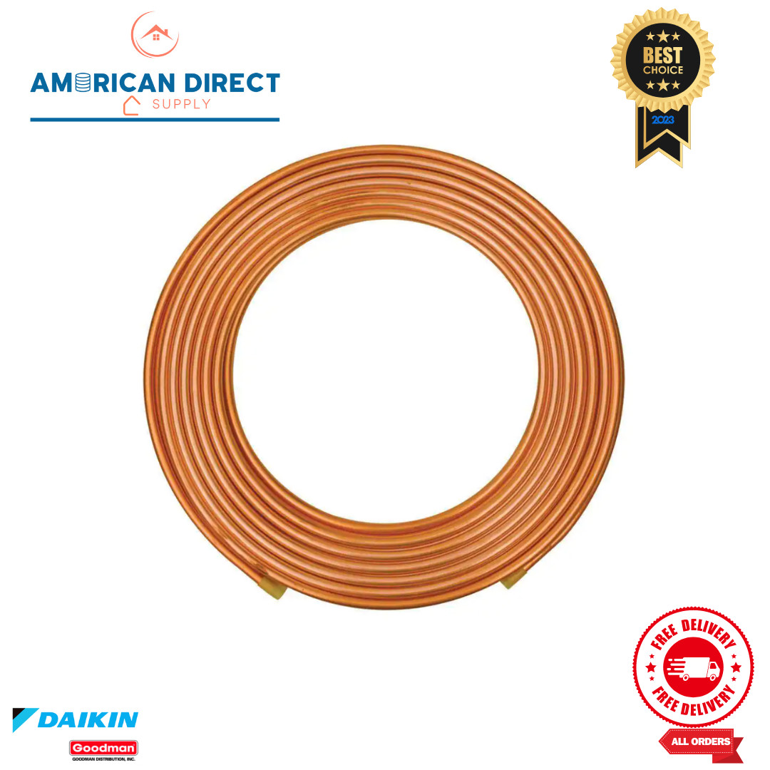 1  1/8 " x 50 FT  Soft Copper Tubing HVAC Refrigeration 1" 1/8 OD