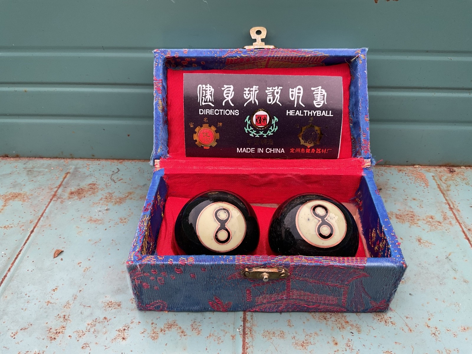 Chinese 8 Ball Hand Massage Musical Chiming Baoding Balls
