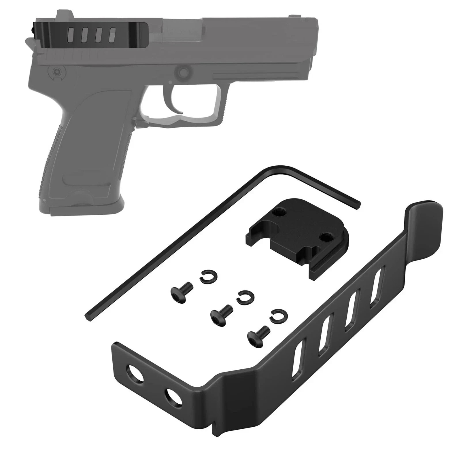 Back Belt Clip for Glock Slide Holster 17 19 22 23 24 25 26 27 28 31 32 33 34--