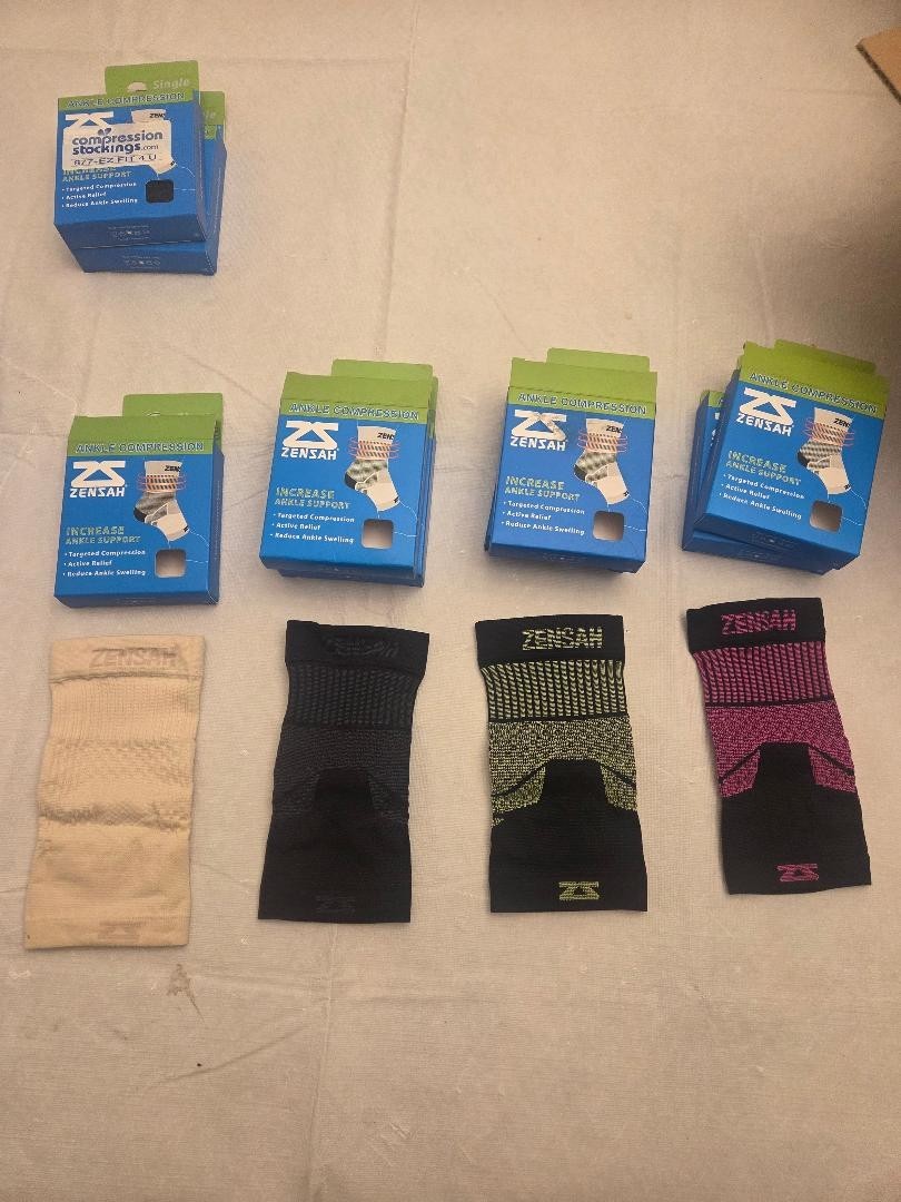 Zensah UNISEX SINGLE Ankle Support Compression Ankle Sleeve