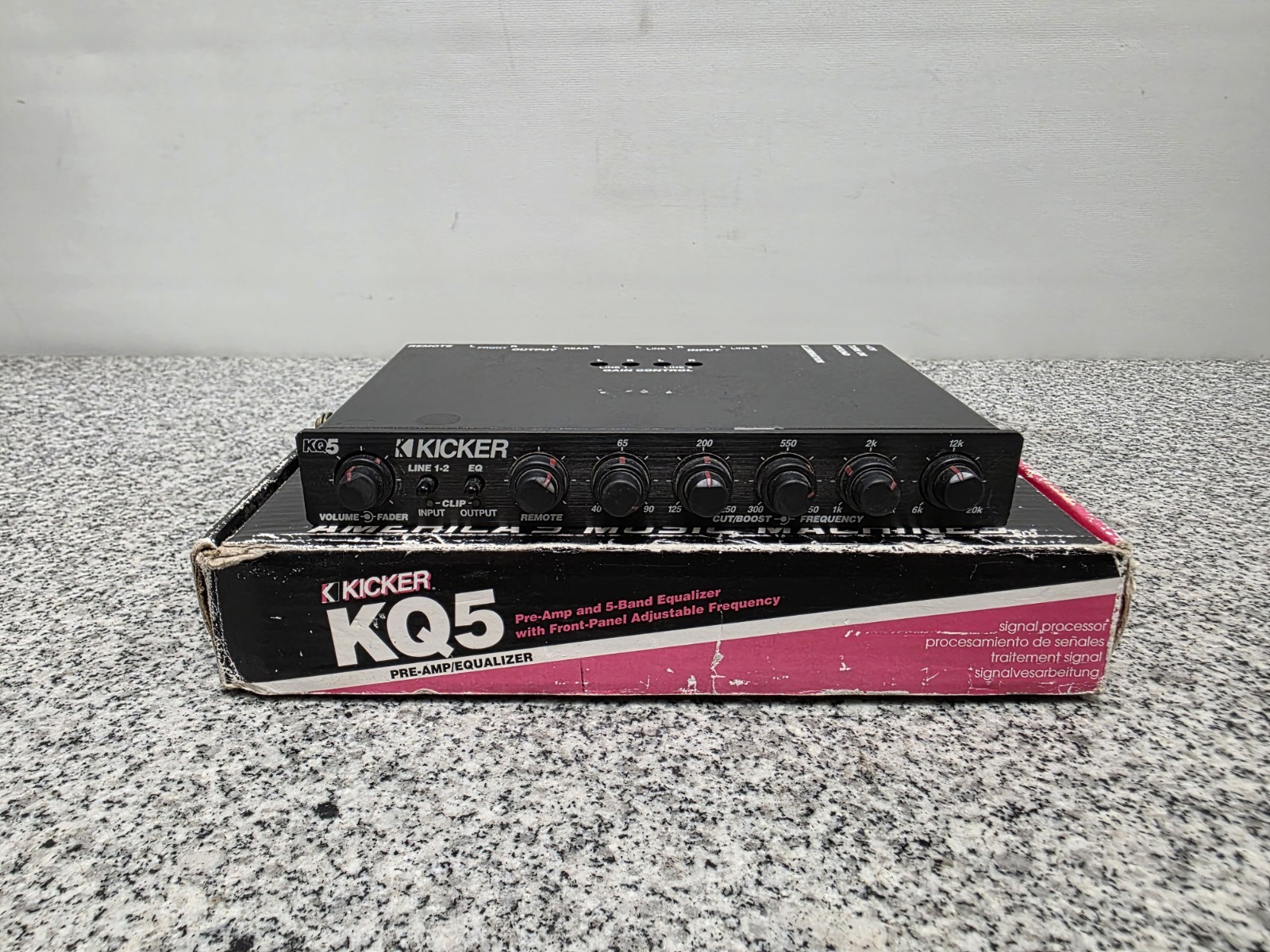 KICKER KQ5 Car Audio Equalizer Signal Processor Line Output Converter
