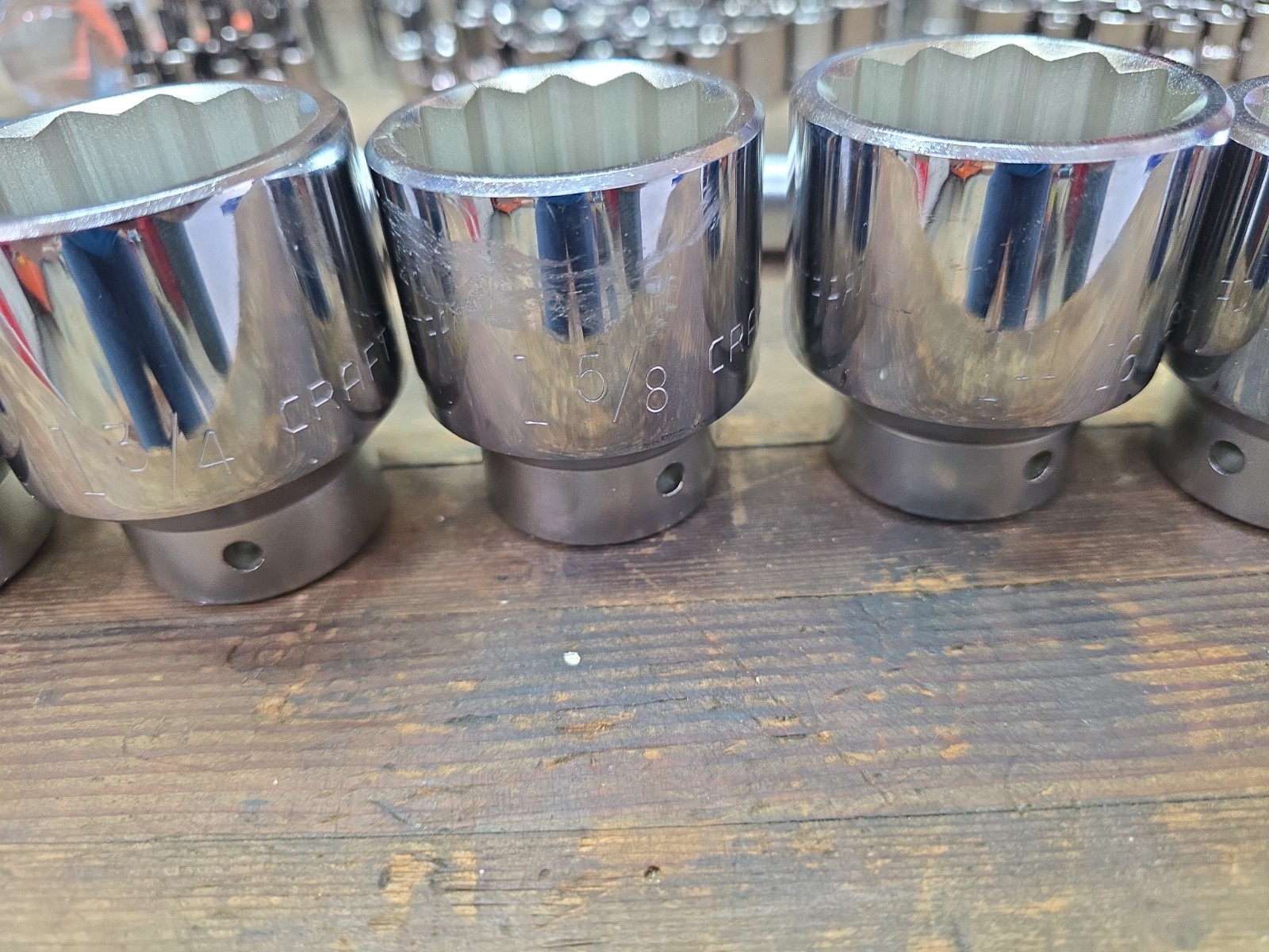 Craftsman 3/4” Drive Socket Set. 1 3/8 To 2 like new never been used.