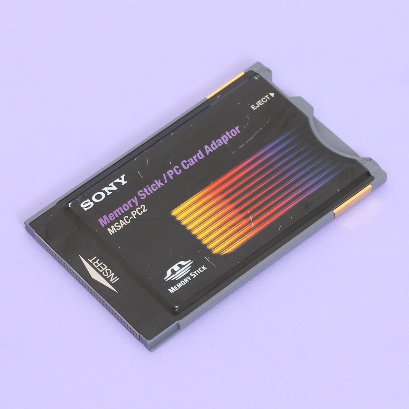 Genuine Sony PCMCIA PC Card to Memory Stick MS Adapter Reader Writer [MSAC-PC2]
