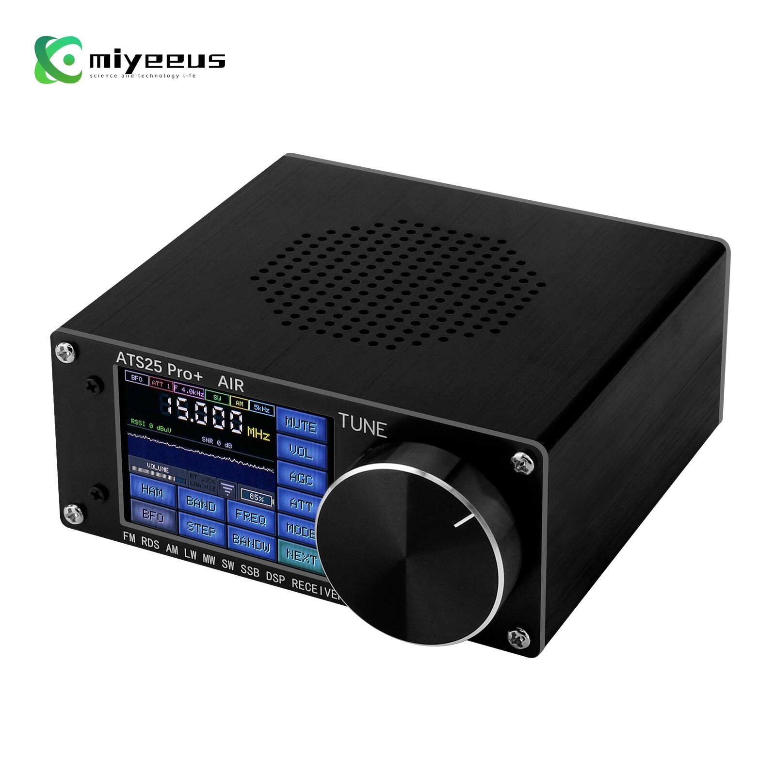 HAMGEEK ATS25 Pro+ FM SW SSB MW LW AIR SDR Receiver Aviation Band Receiver *USA