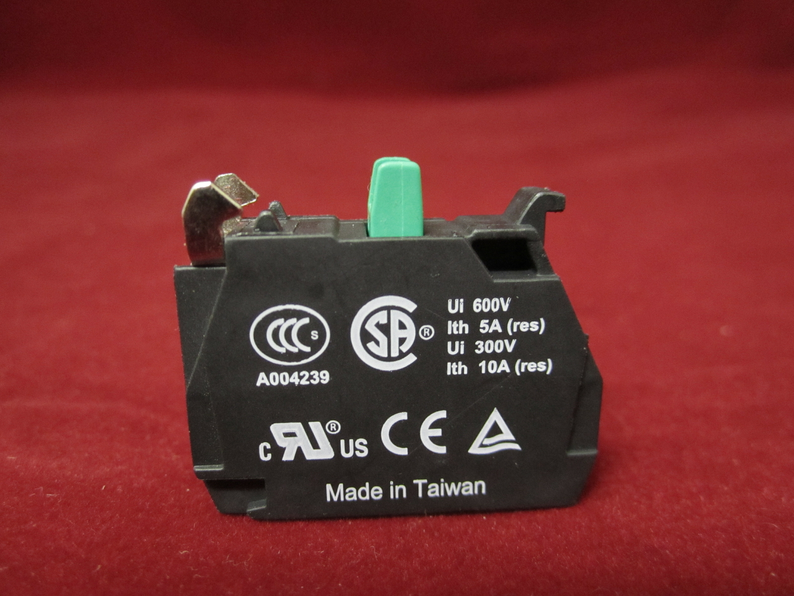 NHD CB-10 Push Button Contact Block 1a NO (Normally Open)