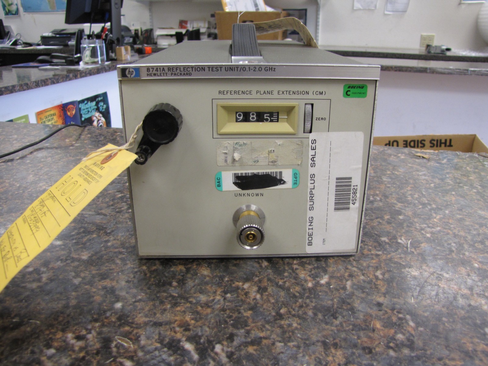 HP Agilent Keysight 8741A Reflection Test Unit 0.1-2.0 GHz Reflectometer -NK4